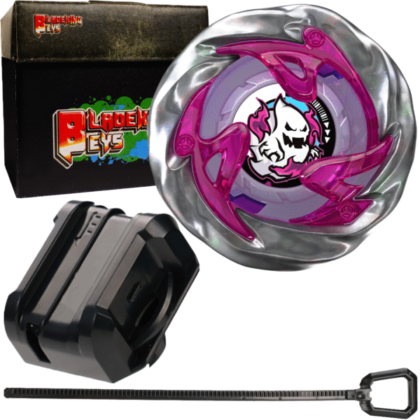 BLADEKING BEYS Launcher Kit- UX-12 GhosttCircle' 0-80GB + Small Winder Launcher + Toy Storage Box