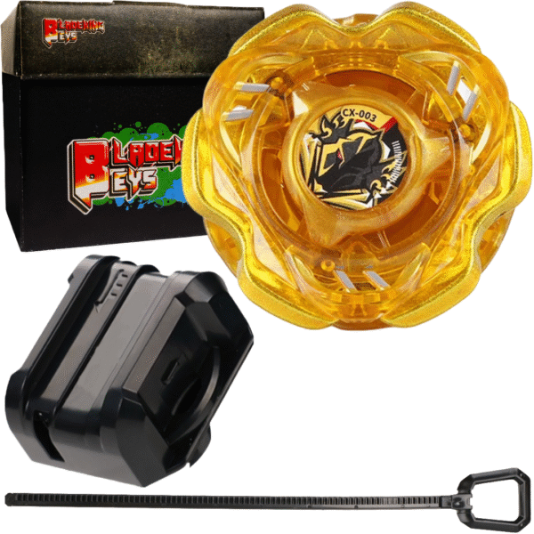 BLADEKING BEYS Launcher Kit- CX-gold-003 PerseusDark' B6-80W + Small Winder Launcher + Toy Storage Box