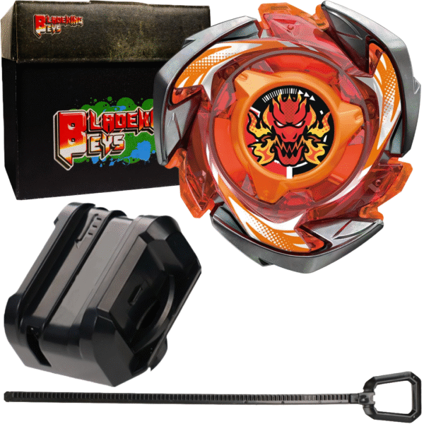 BLADEKING BEYS Launcher Kit- CX-04-01 DranBrave' S6-60V + Small Winder Launcher + Toy Storage Box