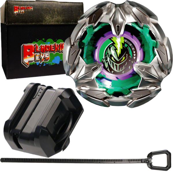 BLADEKING BEYS Launcher Kit- BX-13 Knight' Lance 4-80HN + Small Winder Launcher + Toy Storage Box