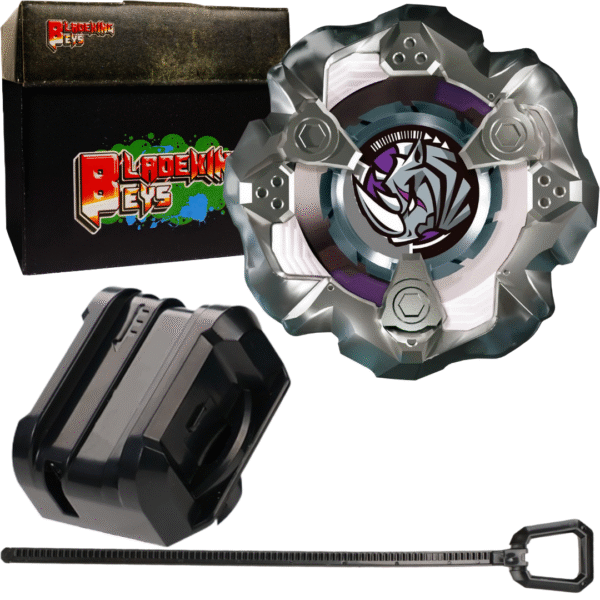 BLADEKING BEYS Launcher Kit- BX-19 Rhino Horn 3-80S + Small Winder Launcher + Toy Storage Box