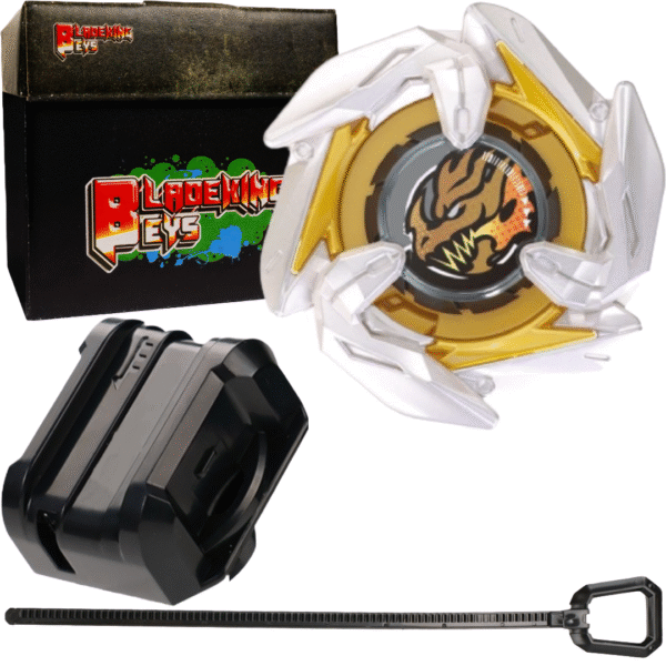 BLADEKING BEYS Launcher Kit- bx- white 00-20 Dran Dagger 2-80GP + Small Winder Launcher + Toy Storage Box