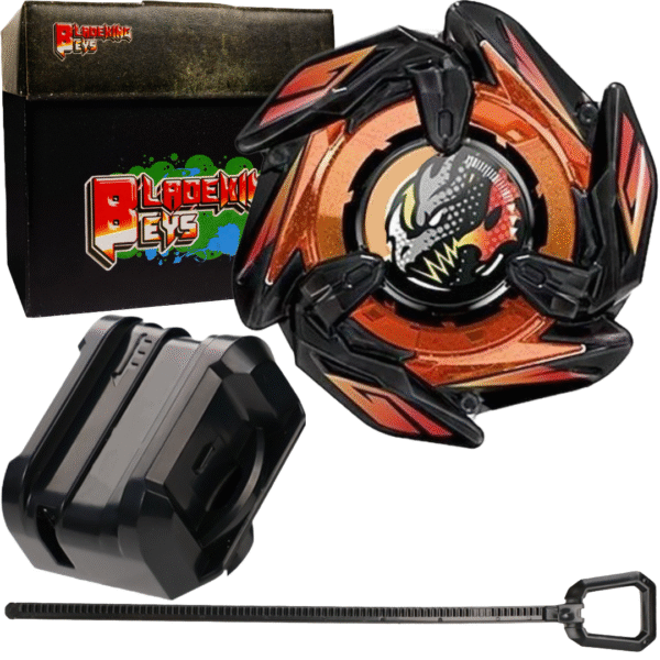 BLADEKING BEYS Launcher Kit- bx- black 00-20 Dran Dagger 2-80GP + Small Winder Launcher + Toy Storage Box