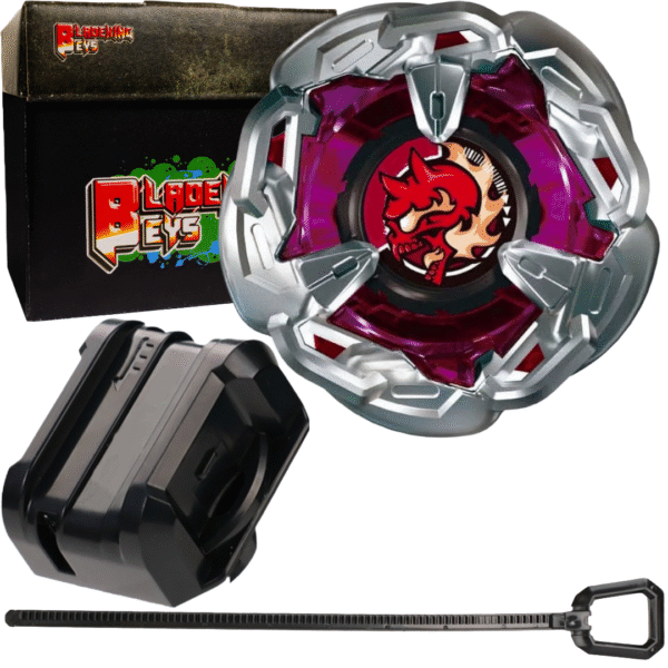BLADEKING BEYS Launcher Kit- BX-21 Hells Chain 5-60HT + Small Winder Launcher + Toy Storage Box