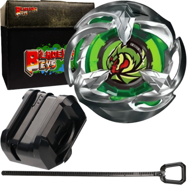 BLADEKING BEYS Launcher Kit- BX-24 Wyvern-Gale 5-80GB + Small Winder Launcher + Toy Storage Box
