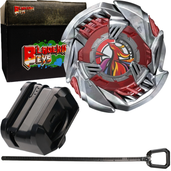 BLADEKING BEYS Launcher Kit- BX-38 Crimson-Garuda' 4-70TP + Small Winder Launcher + Toy Storage Box