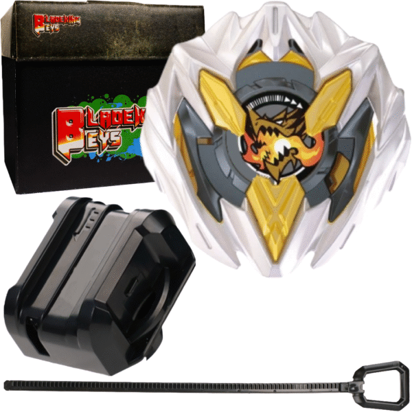 BLADEKING BEYS Launcher Kit- UX-white 00-01 Dran Buster' 1-60A + Small Winder Launcher + Toy Storage Box