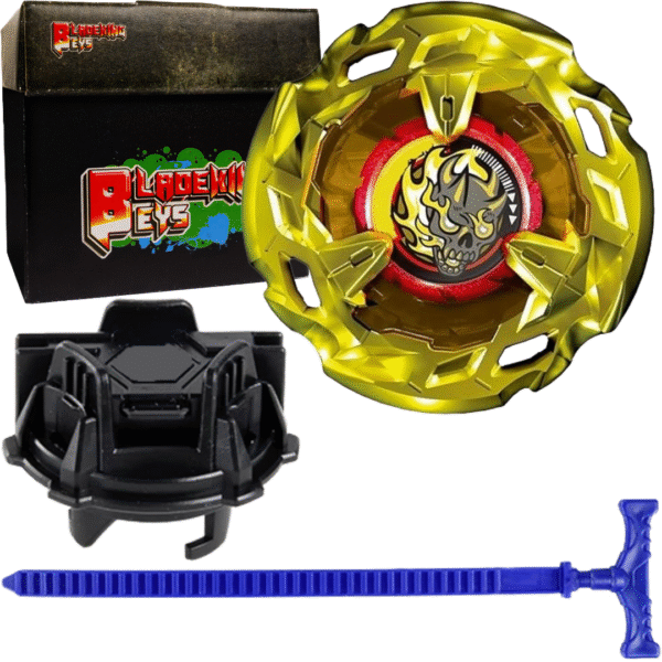 BLADEKING BEYS Launcher Kit- bx-gold 00-02 Hells Scythee 4-60T + TD Launcher + Toy Storage Box
