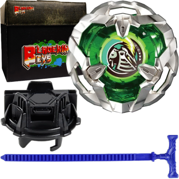 BLADEKING BEYS Launcher Kit- bx-04 Knight' Shield 3-80N + Small Winder Launcher + Toy Storage Box