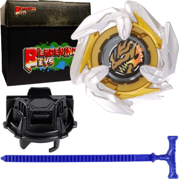 BLADEKING BEYS Launcher Kit- bx- white 00-20 Dran Dagger 2-80GP + TD Launcher + Toy Storage Box