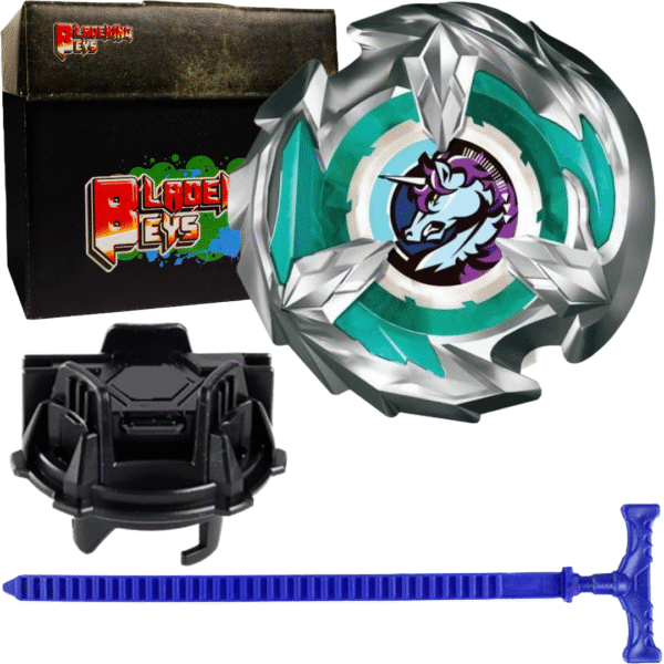 BLADEKING BEYS Launcher Kit- BX-26 Unicorn Sting 5-60GP + TD Launcher + Toy Storage Box