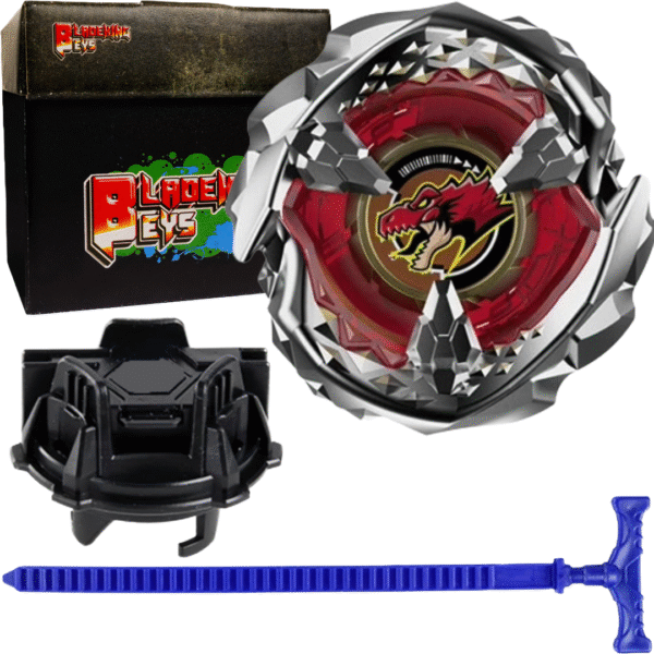 BLADEKING BEYS Launcher Kit- BX-31 TyrannoBeat 4-70Q + TD Launcher + Toy Storage Box