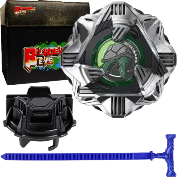 BLADEKING BEYS Launcher Kit- BX-35 Black Shell 4-60D + TD Launcher + Toy Storage Box