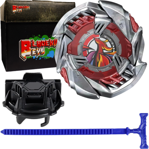 BLADEKING BEYS Launcher Kit- BX-38 Crimson-Garuda' 4-70TP + TD Launcher + Toy Storage Box