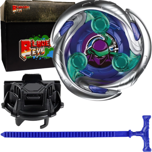 BLADEKING BEYS Launcher Kit- UX-05 ShinobiShadow 1-80MN + TD Launcher + Toy Storage Box