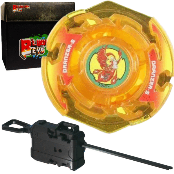 BLADEKING BEYS Launcher Kit- bx-P-GN 00-orange Dranzers'piral 3-80B + Winder Launcher + Toy Storage Box