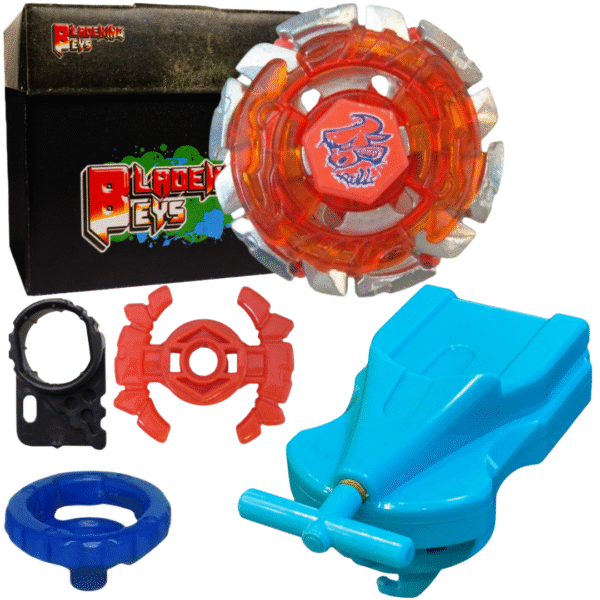 BLADEKING BEYS BB40 Dark' Bull' H145SD + 1 Way String Launcher (Right Spin) + Toy Storage  Box