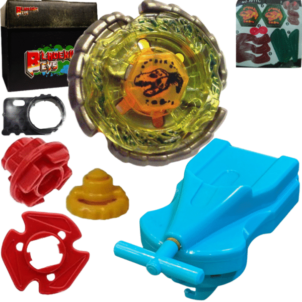 BLADEKING BEYS BB132 Nightmare' Rex' SW145SD + 1 Way String Launcher (Right Spin) + Toy Storage Box