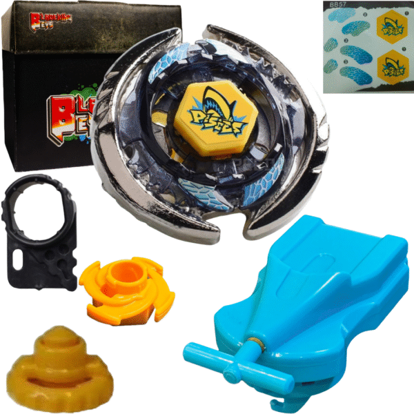 BLADEKING BEYS BB57 Thermal Pisces T125ES + 1 Way String Launcher (Right Spin) + Toys Storage  Box