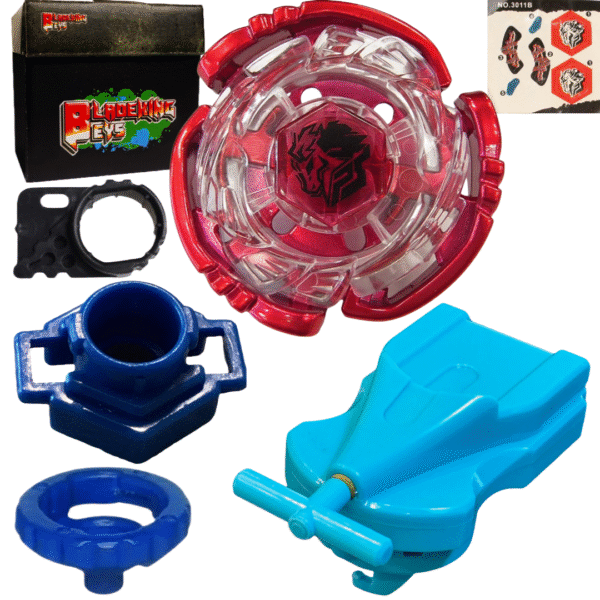 BLADEKING BEYS Cyber' Pegasus' 100HF + 1 Way String Launcher (Right Spin) + Toy Storage Box