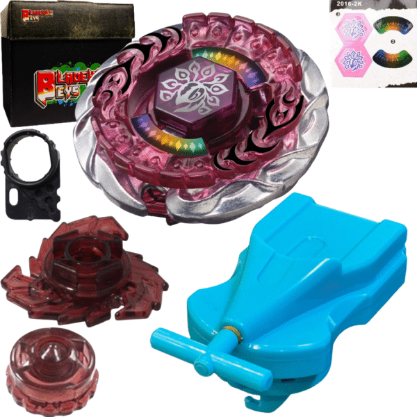 BLADEKING BEYS BB100 Evil' Befall UW145EWD + 1 Way String Launcher (Right Spin) + Toy Storage Box