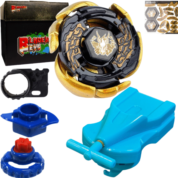 BLADEKING BEYS BB-00-70gold Galaxe Pegasis W105R2F + 1 Way String Launcher (Right Spin) + Toy Storage Box