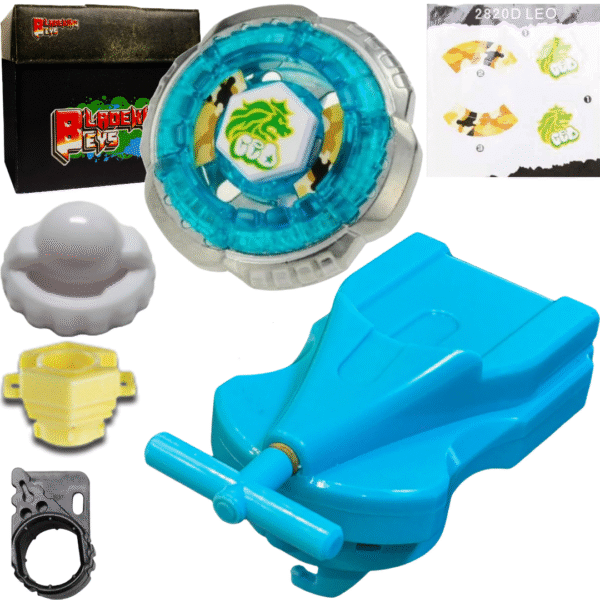 BLADEKING BEYS BB30 Rock Leon' 145WB + 1 Way String Launcher (Right Spin) + Toy Storage Box