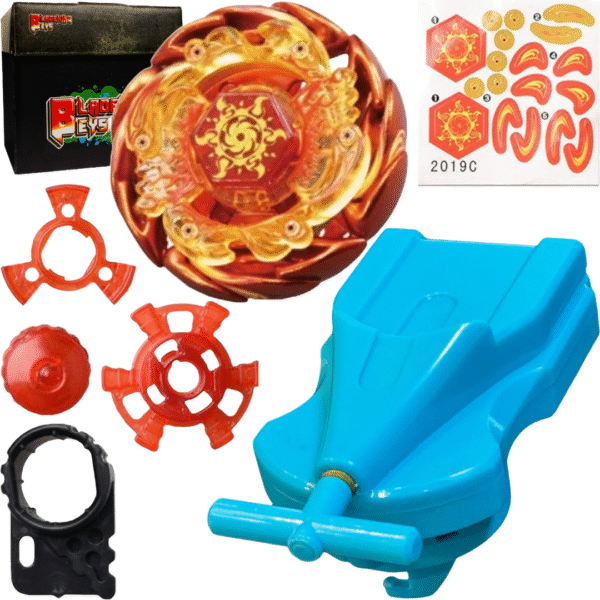 BLADEKING BEYS BB145 Sol Blase V145AS +1 Way String Launcher (Right Spin) + Toys Storage Box