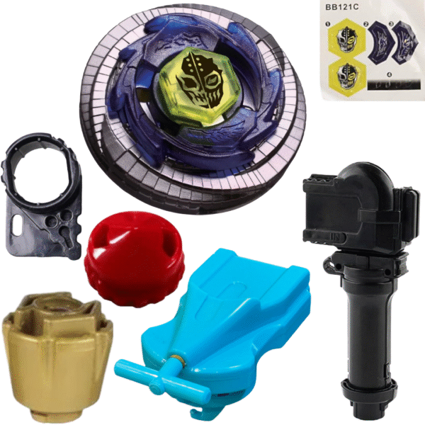 BLADEKING BEYS BB121 Duo Uranus 230WD + 1 Way String Launcher (Right Spin) + Toy Storage Box