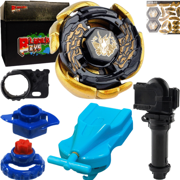 BLADEKING BEYS BB-00-70gold Galaxe Pegasis W105R2F + 1 Way String Launcher (Right Spin) + Toy Storage Box