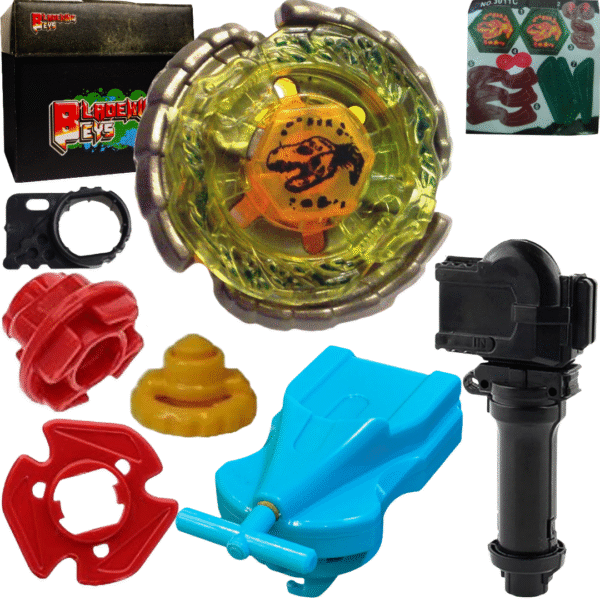 BLADEKING BEYS BB132 Nightmare' Rex' SW145SD + 1 Way String Launcher (Right Spin) + Toy Storage Box