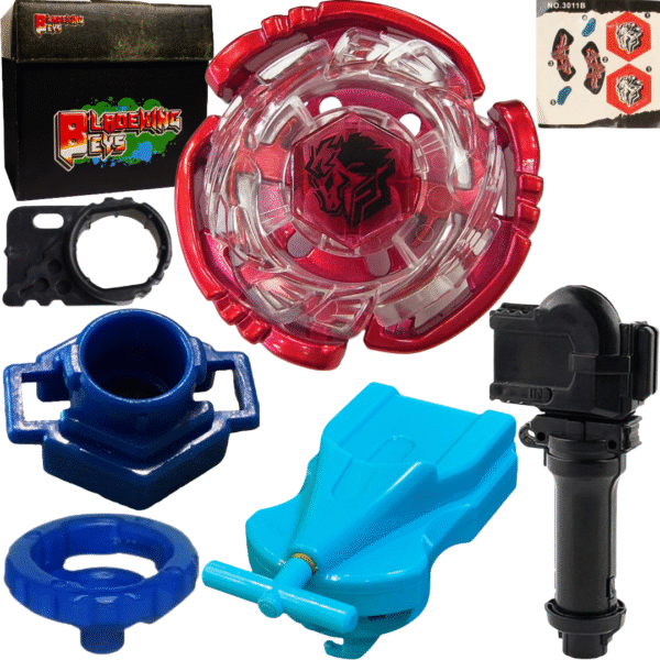BLADEKING BEYS Cyber' Pegasus' 100HF + 1 Way String Launcher (Right Spin) + Toy Storage Box