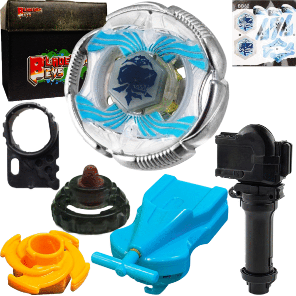 BLADEKING BEYSBB 82 Grand' Cetus WD145RS + 1 Way String Launcher (Right Spin) + Toy Storage Box