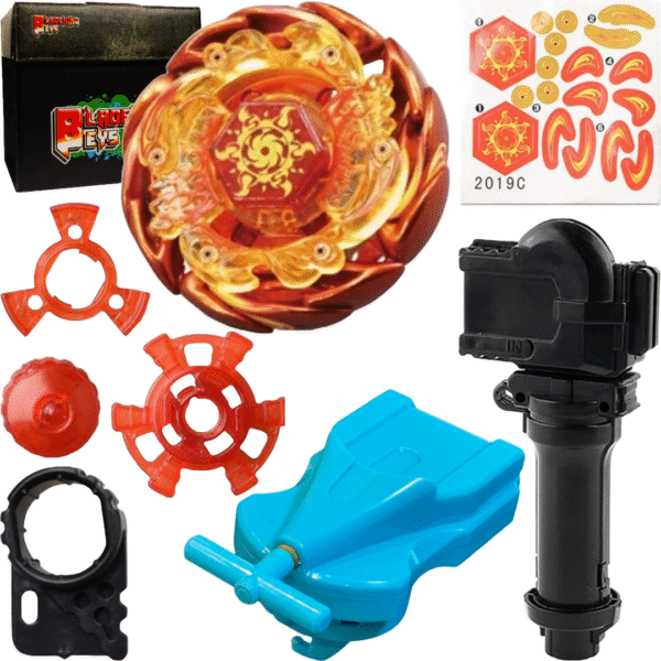 BLADEKING BEYS BB145 Sol Blase V145AS +1 Way String Launcher (Right Spin) + Toys Storage Box