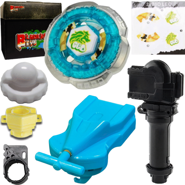 BLADEKING BEYS BB30 Rock Leon' 145WB + 1 Way String Launcher (Right Spin) + Toy Storage Box