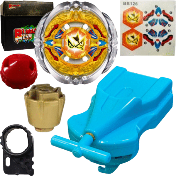 BLADEKING BEYS BB126 Flash Sagittario 230WD+1 Way String Launcher (Right Spin)+Toys Storage Box