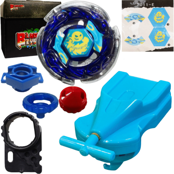 BLADEKING BEYS BB37 Storm Aquario 100HF/S + 1 Way String Launcher (Right Spin) +Toy Storage Box