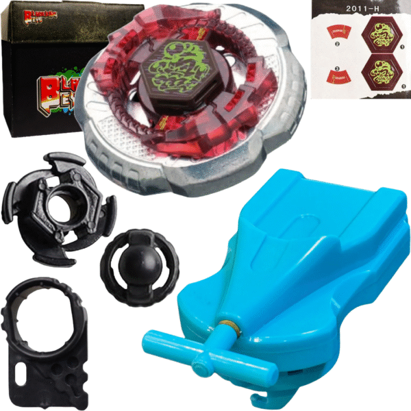 BLADEKING BEYS BB65 Rock Scorpio T125JB + 1 Way String Launcher (Right Spin) + Toy Storage Box