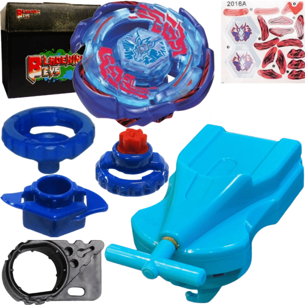 BLADEKING BEYS BB70 Galaxe Pegasis W105R2F +1 Way String Launcher (Right Spin) +Toy Storage Box