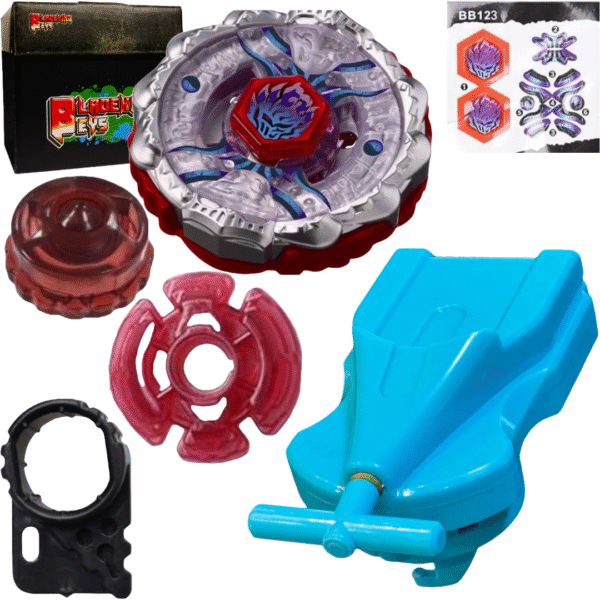 BLADEKING BEYS BB123 Fussion' Had' AD145SWD +1 Way String Launcher (Right Spin)+Toy Storage Box