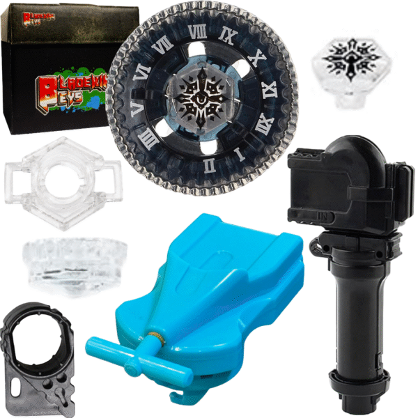 BLADEKING BEYS BB104 -Twisted' Temp' 145WD + 1 Way String Launcher (Right Spin)+Toy Storage Box