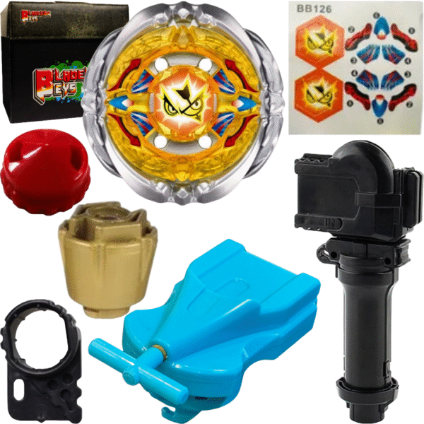 BLADEKING BEYS BB126 Flash Sagittario 230WD+1 Way String Launcher (Right Spin)+Toys Storage Box