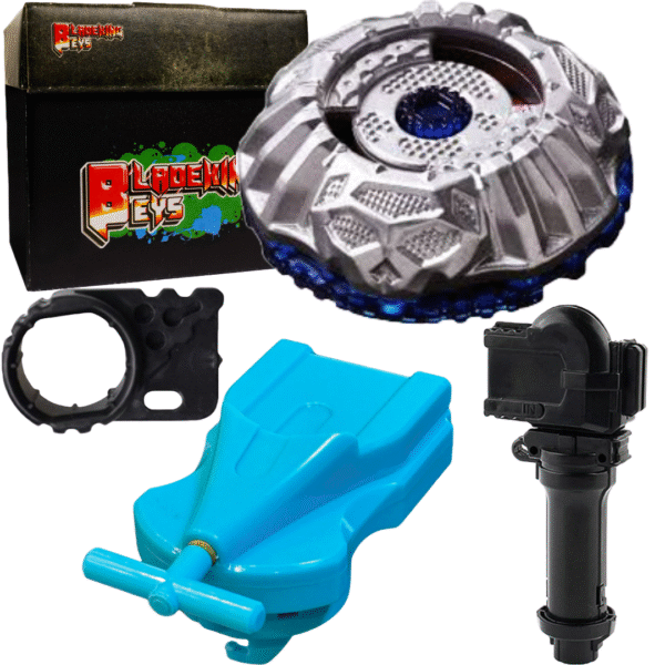 BLADEKING BEYS B120 Prototype Nemesis + 1 Way String Launcher (Right Spin) + Toy Storage Box