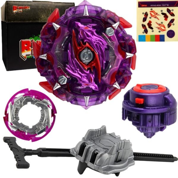 BLADEKING BEYS Pull Rule Launcher Kit- B151 Tact Longinus 12Ex Tr' Sou + LR Pull Rule Launcher + Toy Storage Box