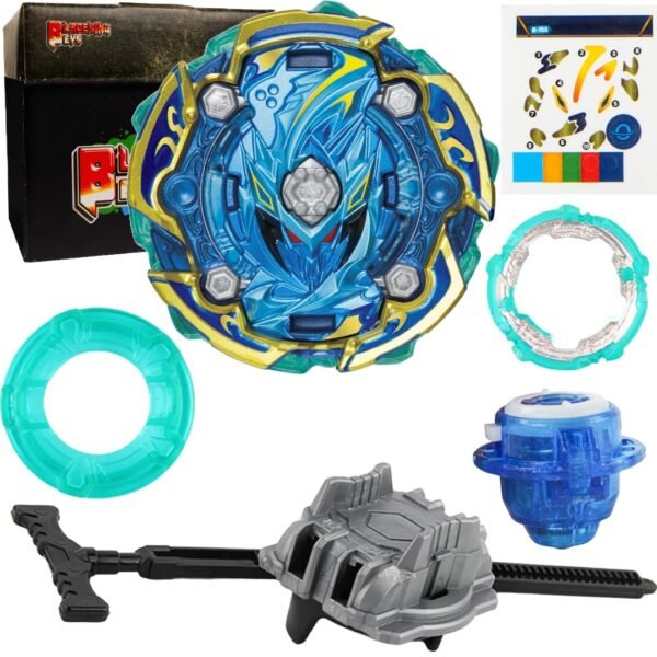 BLADEKING BEYS Pull Rule Launcher Kit- B156 Naked Sprig' Paradox Orbit Metal Ten + LR Pull Rule Launcher + Toy Storage Box