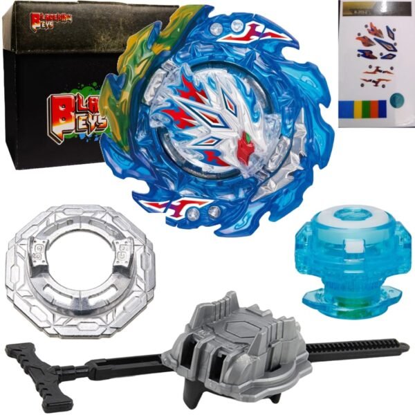 BLADEKING BEYS Pull Rule Launcher Kit- B203B King Helios MR Gig' Z-10 + LR Pull Rule Launcher + Toy Storage Box