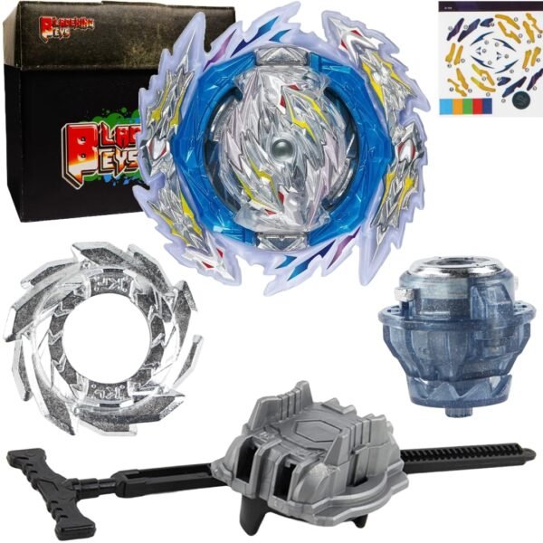 BLADEKING BEYS Pull Rule Launcher Kit- B189 Guilty Longinus Karma Metal Destroy-2 + LR Pull Rule Launcher + Toy Storage Box