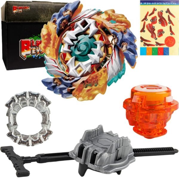 BLADEKING BEYS Pull Rule Launcher Kit- B122 Geist Faf.8' Absorb + LR Pull Rule Launcher + Toy Storage Box