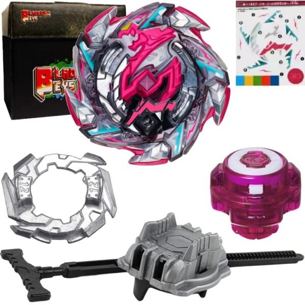 BLADEKING BEYS Pull Rule Launcher Kit- B113 Hell Salamander-12 Operate + LR Pull Rule Launcher + Toy Storage Box