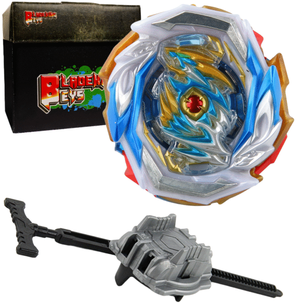 BLADEKING BEYS Pull Rule Launcher Kit- B154 Imperial Dragon Ignition' + LR Pull Rule Launcher + Toy Storage Box